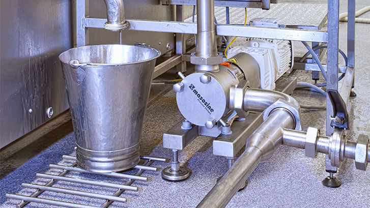 masosine pump used in food and beverage application