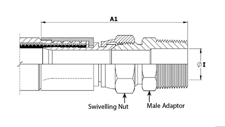 jic to npt male union