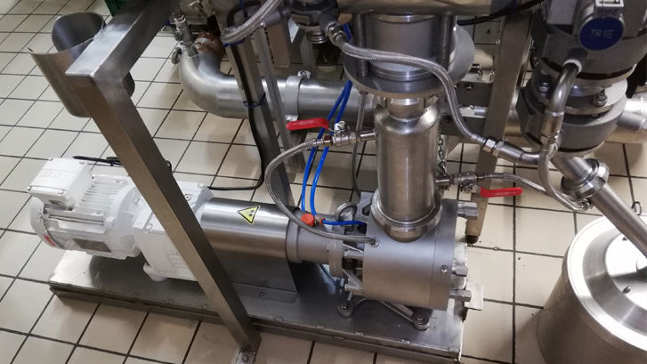 masosine sps 300 pump at chocolate maker cémoi