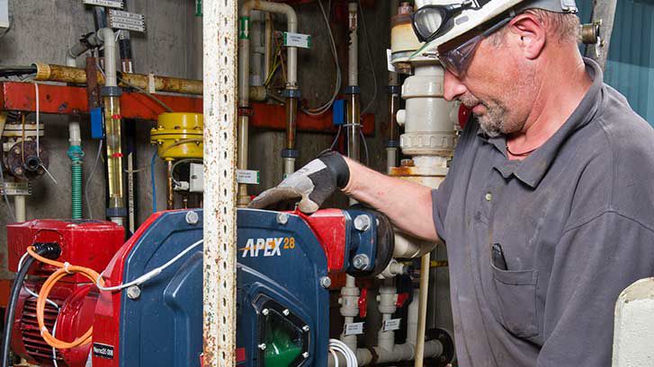 Watson-Marlow流体技术公司的APEX35软管泵