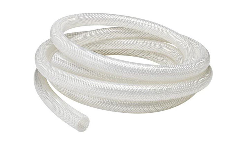 Platinum-cured silicone braided hose