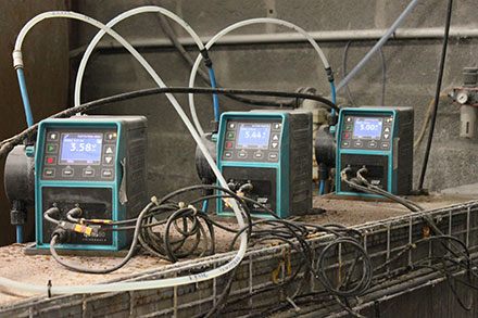 专业的包装纸生产商将螺杆泵替换成Qdos计量泵,应用于化学药剂输送。